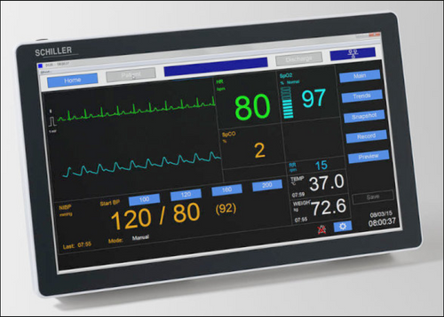 Diagnostic Station DS20, Version Masimo with Temperature Probe