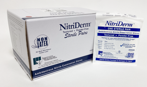 Sterile Nitrile Exam Gloves Powder Free
