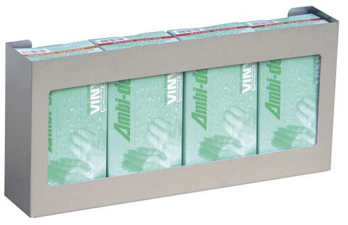 Stainless Steel Quad Glove Box Holder