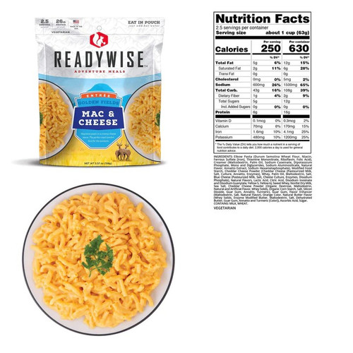 Freeze Dried Hunting Bucket Cook-in-Pouch Meals