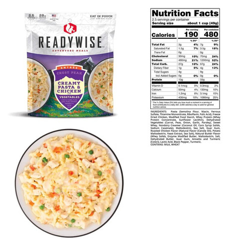 Freeze Dried Hunting Bucket Cook-in-Pouch Meals