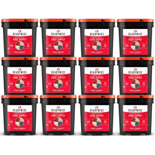 Freeze Dried Fruit Bucket 1440 Serving
