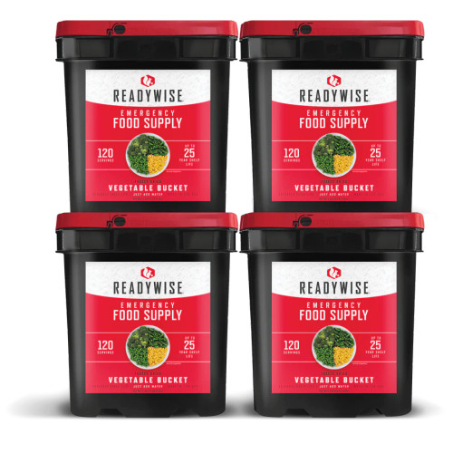 Freeze Dried Vegetable Bucket 480 Serving