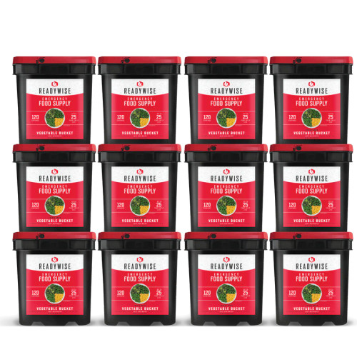 Freeze Dried Vegetable Bucket 1440 Serving