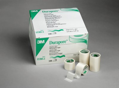 3M Medical Tape 1538, Single Sided Rayon Acetate Woven Fabric, Without Liner, Configurable