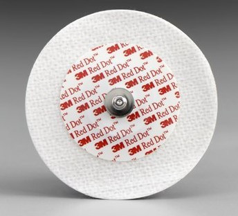 3M Red Dot Soft Cloth Solid Gel Monitoring Electrode with Tab 2238