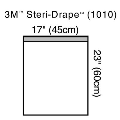3M Steri-Drape Large Towel Drape 1010 23"x17"