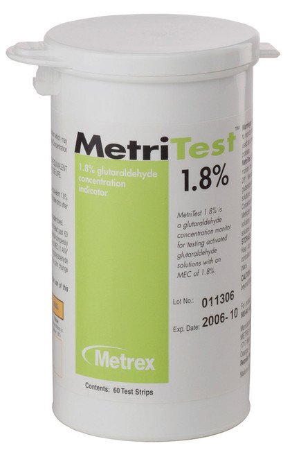 Glutaraldehyde Test Strips 1.8%