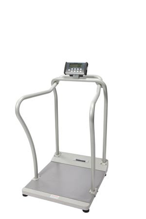 Health O Meter Digital Platform Scale 2101KL with Wheels