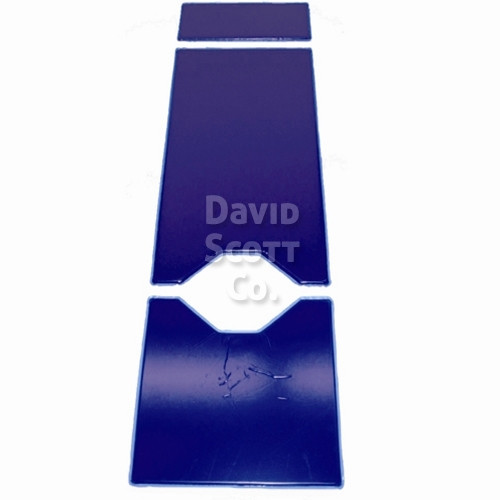 Surigcal Table Gel Pad Set 3 Pieces with 2 Cutouts Blue Diamond Gel