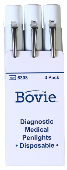 Bovie Diagnostic Medical Penlight 6303 with Cobalt Filter Pack