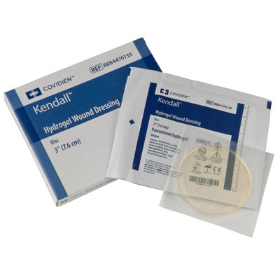 Covidien/Kendall Hydrogel Wound Dressing Disk 3" and 4-3/4"