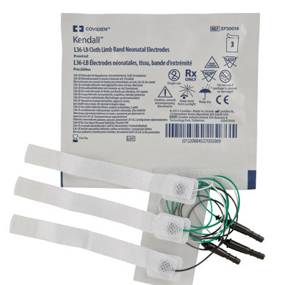 Covidien L36-LB Cloth Limb Band Neonatal ECG Electrodes