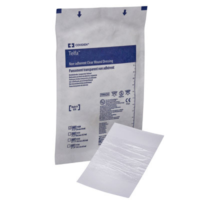 Covidien/Kendall Telfa Non-Adherent Clear Wound Dressing Sterile 1s