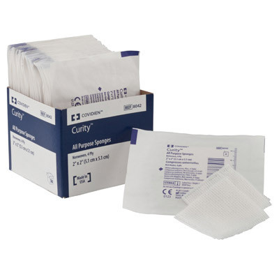 Covidien Curity All Purpose Sponges Non-Woven 4-Ply