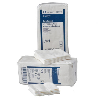 Covidien Curity Cover Sponges Non-Woven Non-Sterile