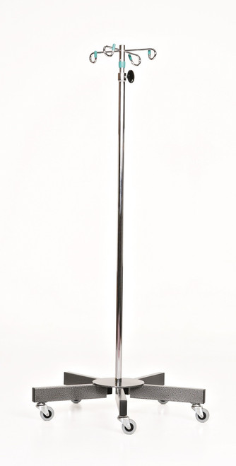 Chrome 5-leg IV Pole
