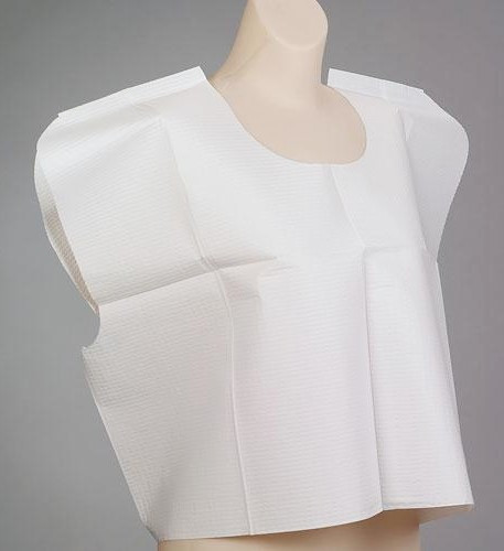 TIDI Patient Exam Capes 30'x21' Tissue/Poly/Tissue