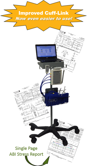 Newman ABI Doppler Ultrasound Machine ABI-600CL Stress and Segmental Testing