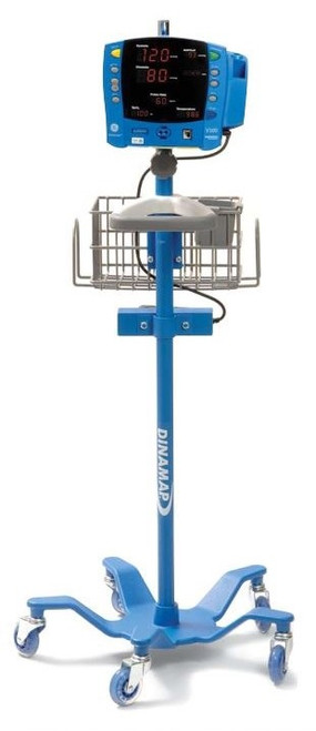GE CARESCAPE V100 Patient Monitor Rolling Stand