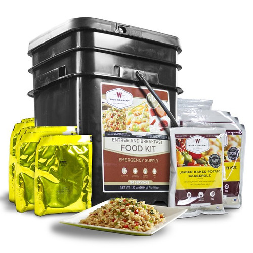 Wise Gluten Free Emergency Entree-Freeze Dried-84 Servings