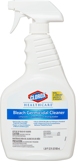 Clorox Healthcare Bleach Germicidal Cleaner-22 oz Spray