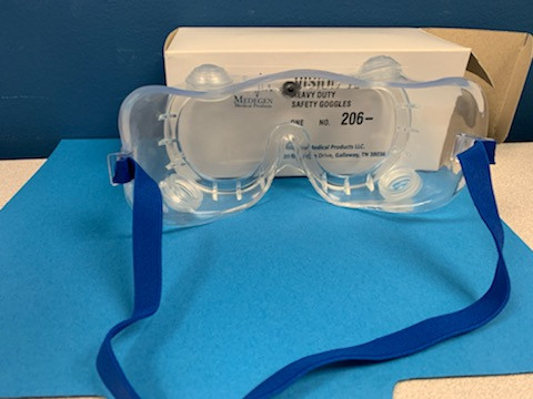 Heavy-Duty Safety Goggles-Rear