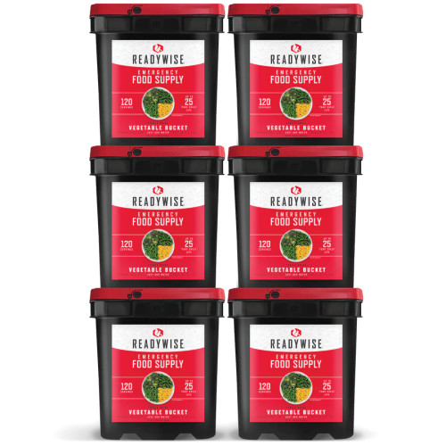 Freeze Dried Vegetable Bucket 720 Serving