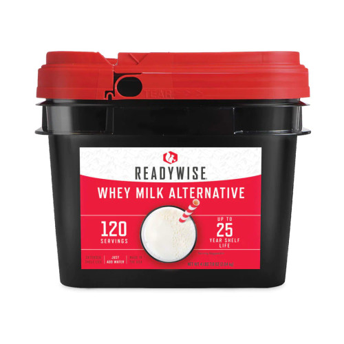 Emergency Long-Term Powdered Whey Milk 120 Serving Bucket