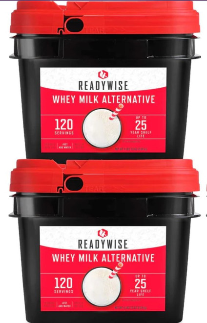 Emergency Long-Term Powdered Whey Milk 240 Serving Bucket