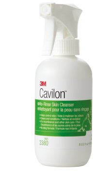 3M Cavilon No-Rinse Skin Cleanser 8 oz Spray Bottle 3380