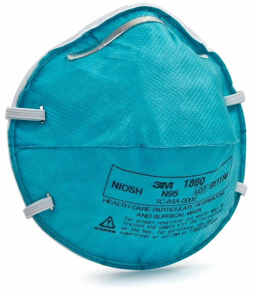 3M Particulate Respirator and Surgical Mask 1860