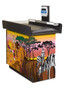 Pedatric Exam Room Scale Table and Cabinet Serengeti Sunrise