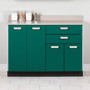 Clinton 48" Base Cabinet with 4 Doors and 2 Drawers 8048