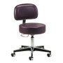 5-Leg Pneumatic Stool with Height Lever and Backrest
