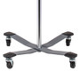IV Pole 2-Hook 4 Leg Heavy Base