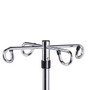 IV Pole 6 Leg Heavy Base 4-Hook