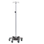 IV Pole/Infusion Pump Stand 6 Leg Heavy Base 4-Hook