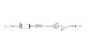 IV Administration Set 78" 15 Drops/ml Option Lock/Slip Y Site