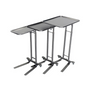 MCM Stainless Steel Mayo Stand Foot-Controlled Height