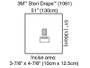 3M Steri-Drape Medium Drape with Incise Film and Pouch 1061
