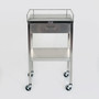 Utility Table with Drawer-Stainless Steel-1