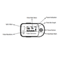 SureLife Pulse Oximeter Clearwave II White