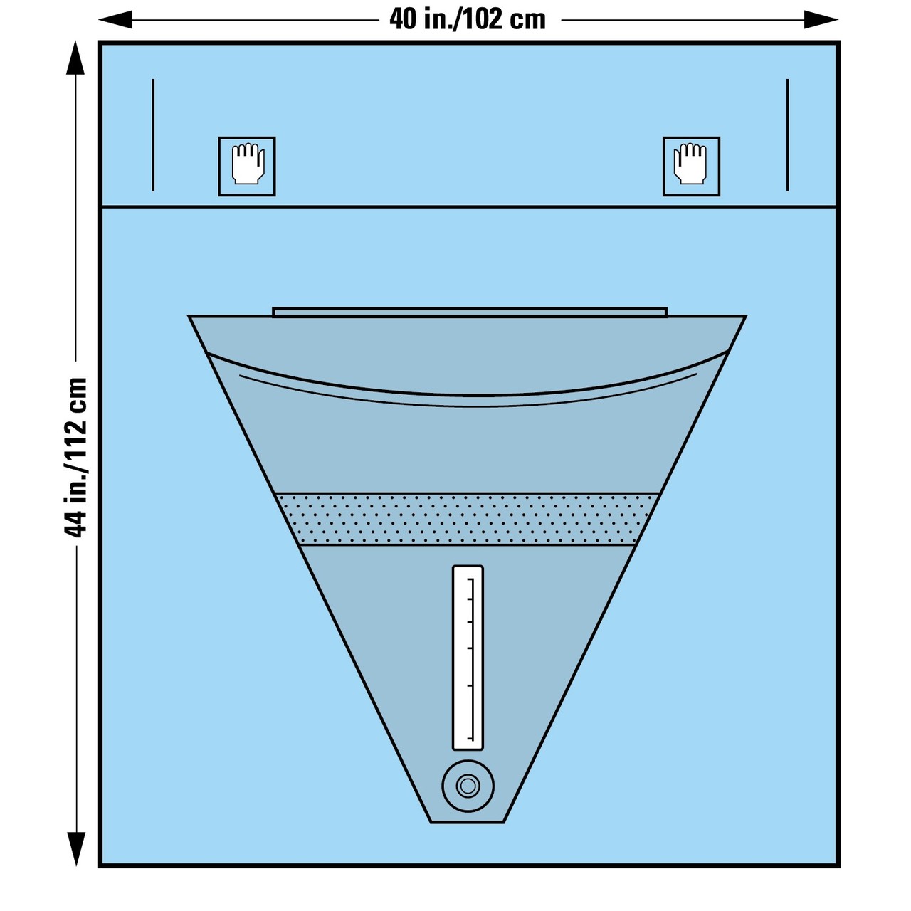 Halyard Health Surgical Drapes Under Buttocks with Pouch 89415