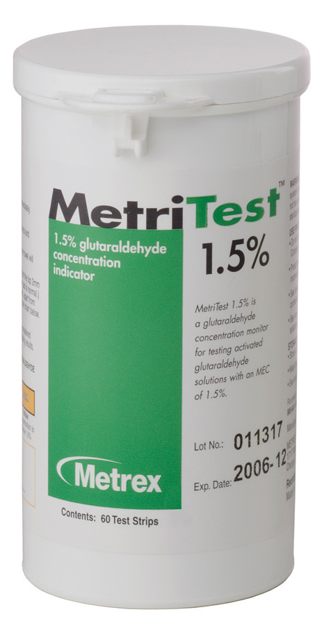 MetriTest Glutaraldehyde Test Strips 1.5%