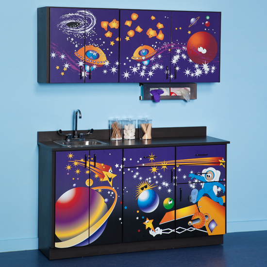 Pediatric Exam Room Space Place Cabinets