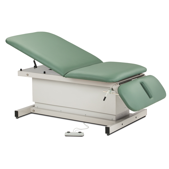 Bariatric Power Table Extra Wide 34" Shrouded Adjustable Backrest Drop Section