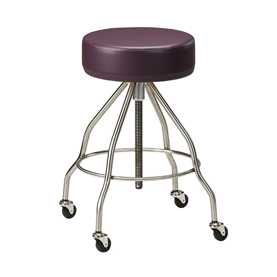 Stainless Steel Stool with Casters