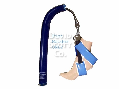 Blue Diamond Gel Candy Cane Gel Foot Straps for Candy Cane Stirrups | BD2335