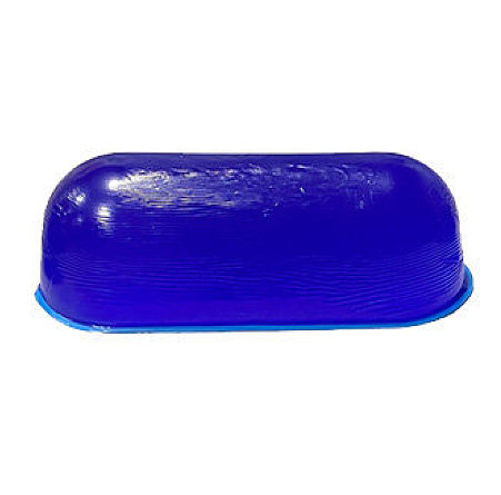 "Pediatric Gel Positioner with Flat Bottom 6""x2""x2"" Blue Diamond Gel"